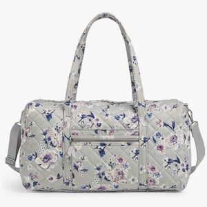 VERA BRADLEY Lay Flat Duffle in Performance Twill— Park Stripe